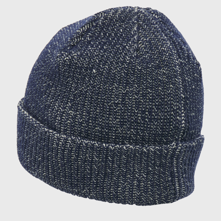 Macron Scotland Rugby Waffle Beanie Hat Navy/Sand 2026/27