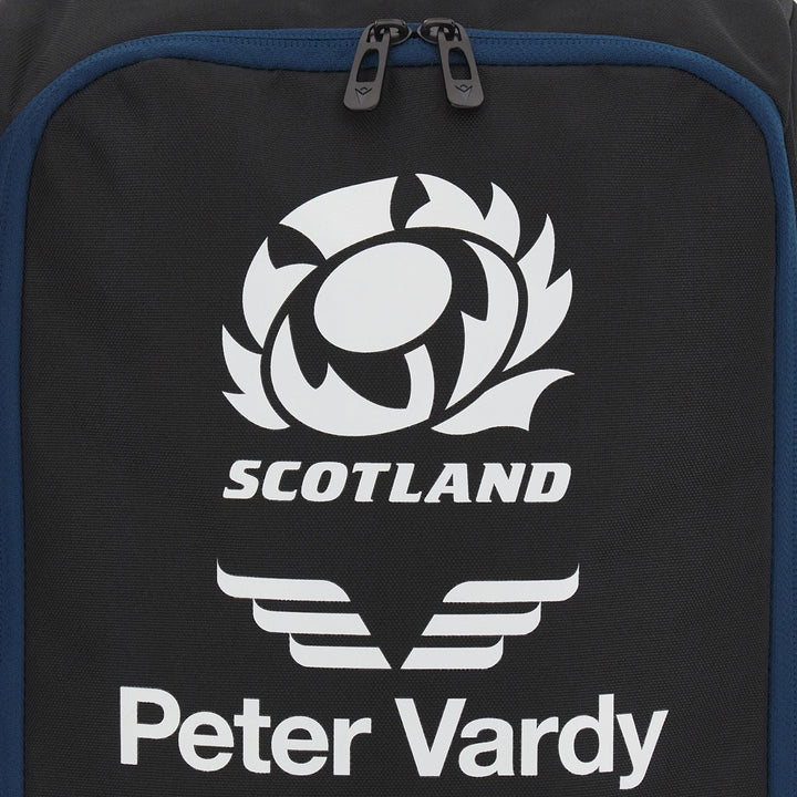 Macron Scotland Rugby Boot Bag Black/Tartan - Rugbystuff.com