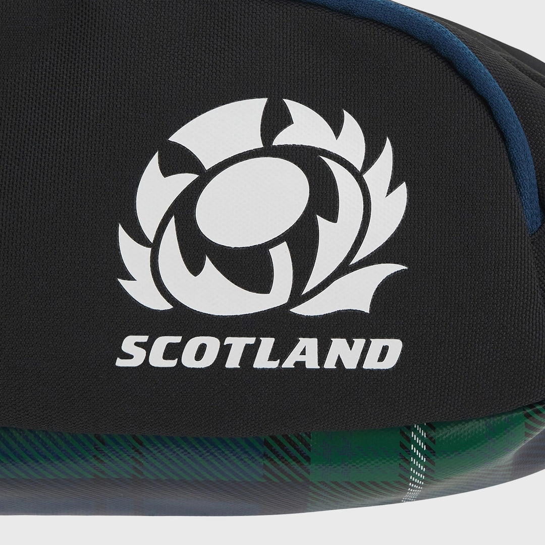 Macron Scotland Rugby Bum Bag Black/Tartan - Rugbystuff.com