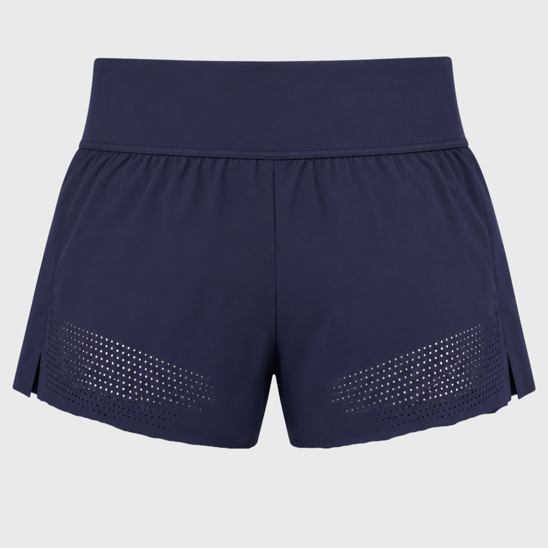 Macron Scotland Rugby Women's 2-in-1 Gym Shorts Navy/Sand 2026/27