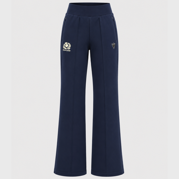 Macron Scotland Rugby Women's Athleisure Travel Pants Navy/Sand 2026/27