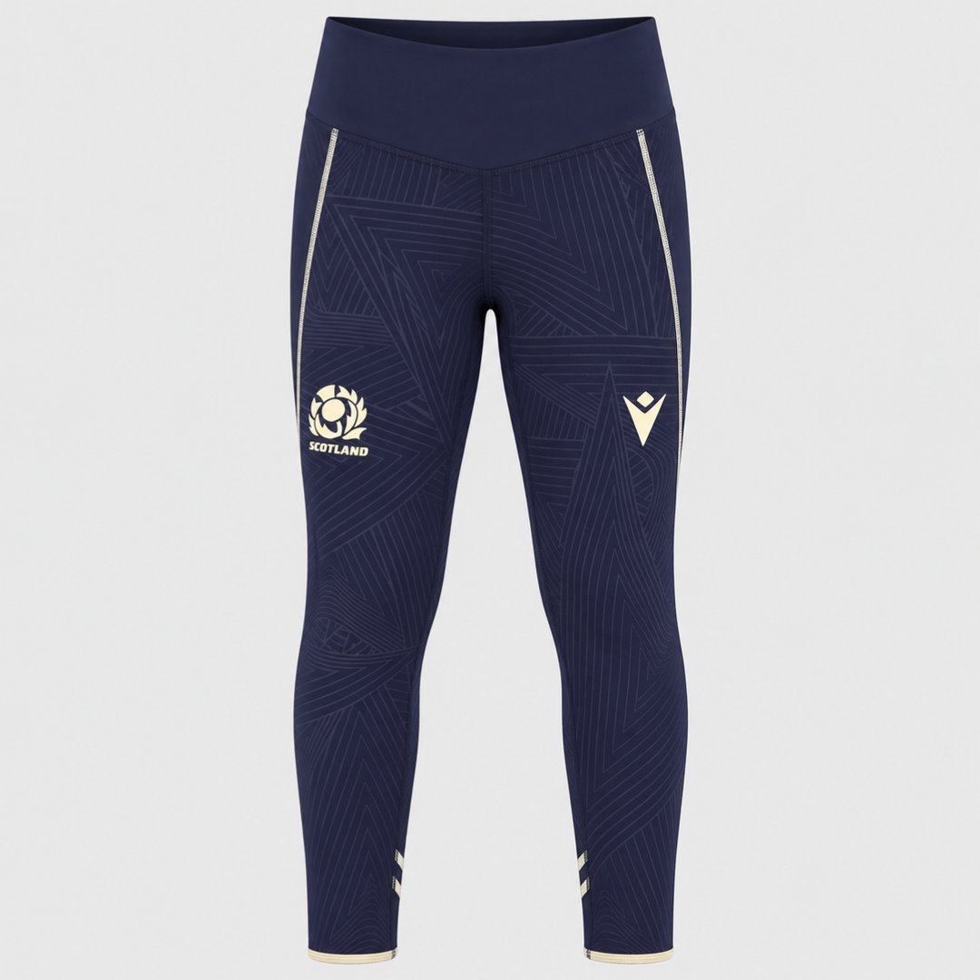 Macron Scotland Rugby Women's Leggings Navy/Sand 2026/27