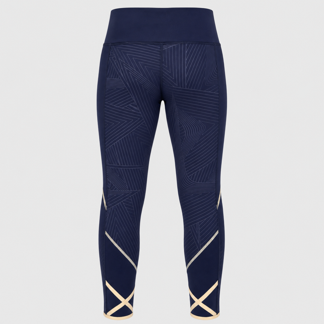Macron Scotland Rugby Women's Leggings Navy/Sand 2026/27