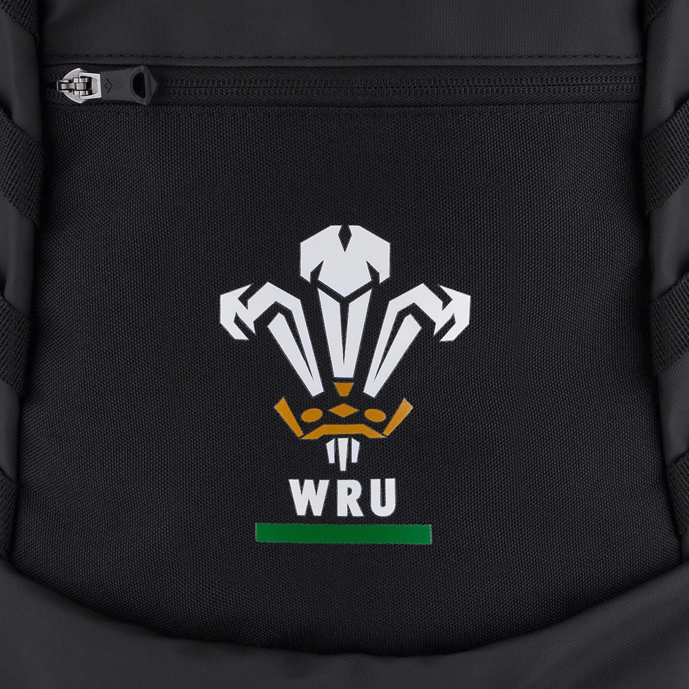 Macron Wales Rugby Back Pack Black - Rugbystuff.com