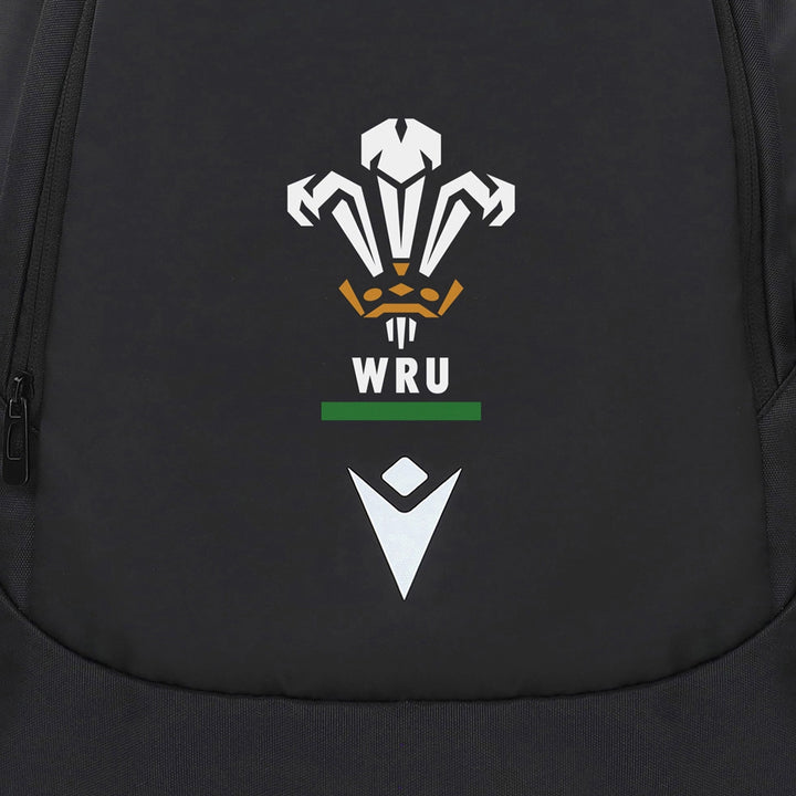 Macron Wales Rugby Gym Sack Black - Rugbystuff.com