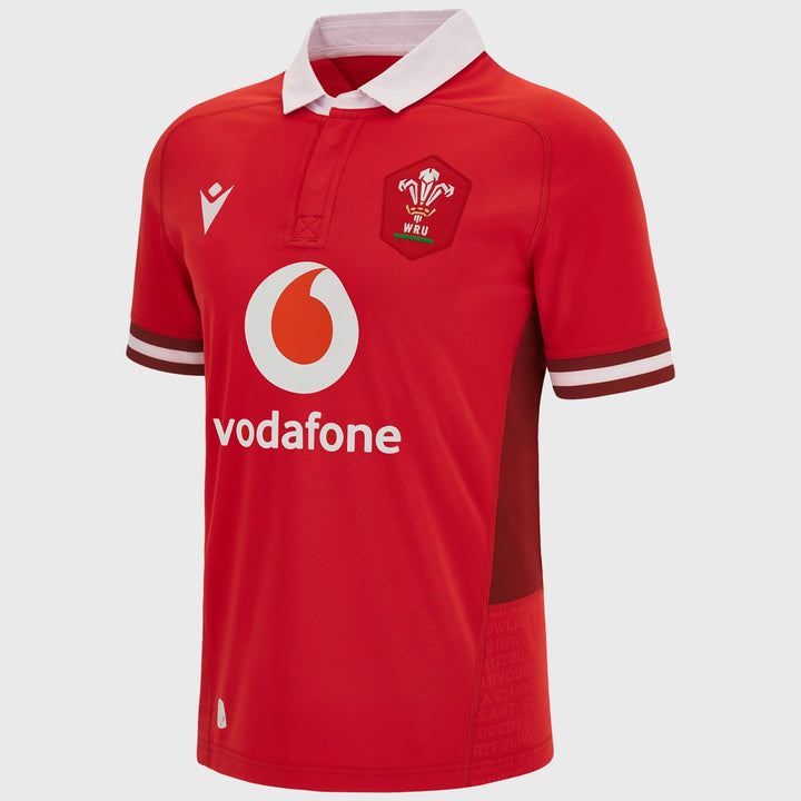 Macron Wales Men's Home Replica Rugby Shirt 2023/24 - Rugbystuff.com