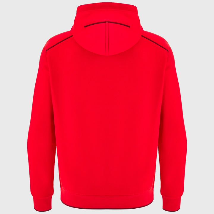 Macron Wales Rugby Player Hoody Red 2025/26 - Rugbystuff.com
