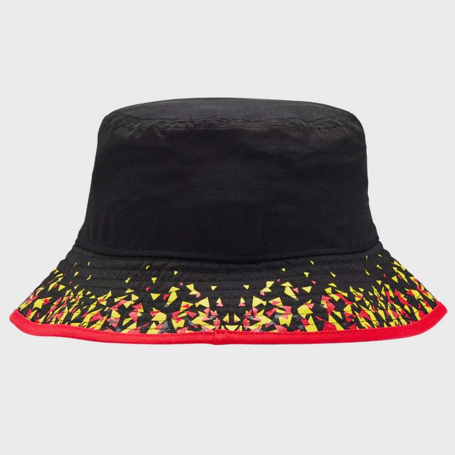 Macron Wales Rugby Bucket Hat Black 2025/26