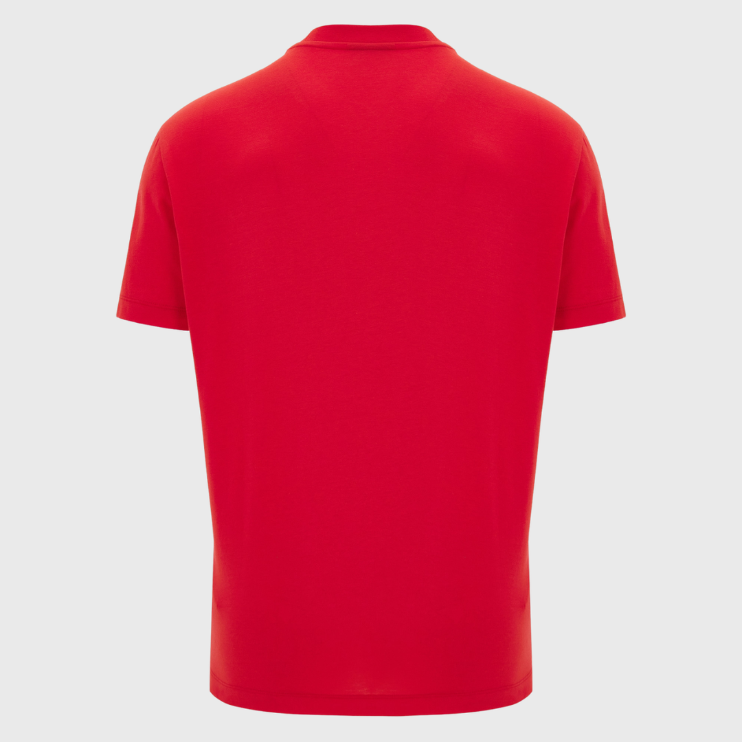 Macron Wales Rugby Fan Cotton Tee Red 2026/27