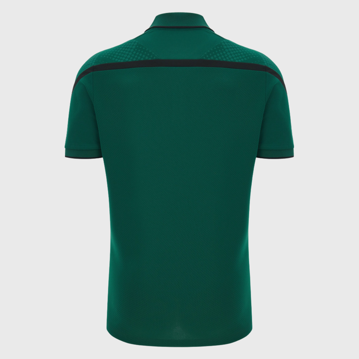 Macron Wales Rugby Poly Polo Shirt Green 2026/27