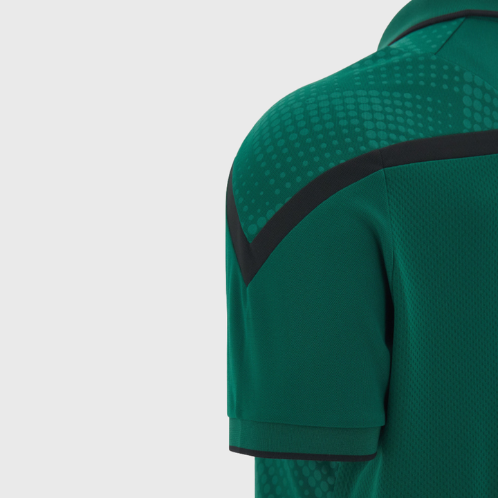 Macron Wales Rugby Poly Polo Shirt Green 2026/27