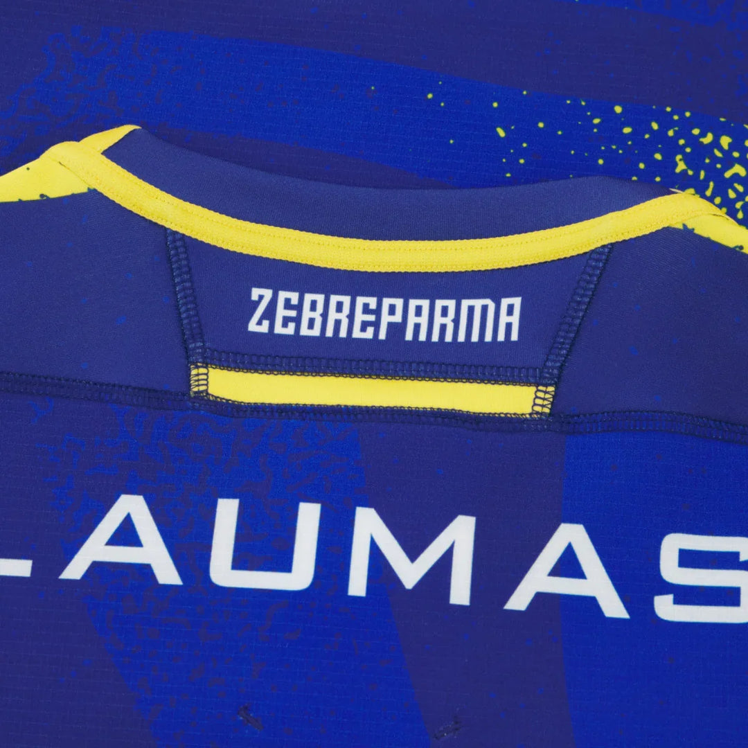 Macron Zebre Home Slim Fit Rugby Shirt 2025/26 - Rugbystuff.com