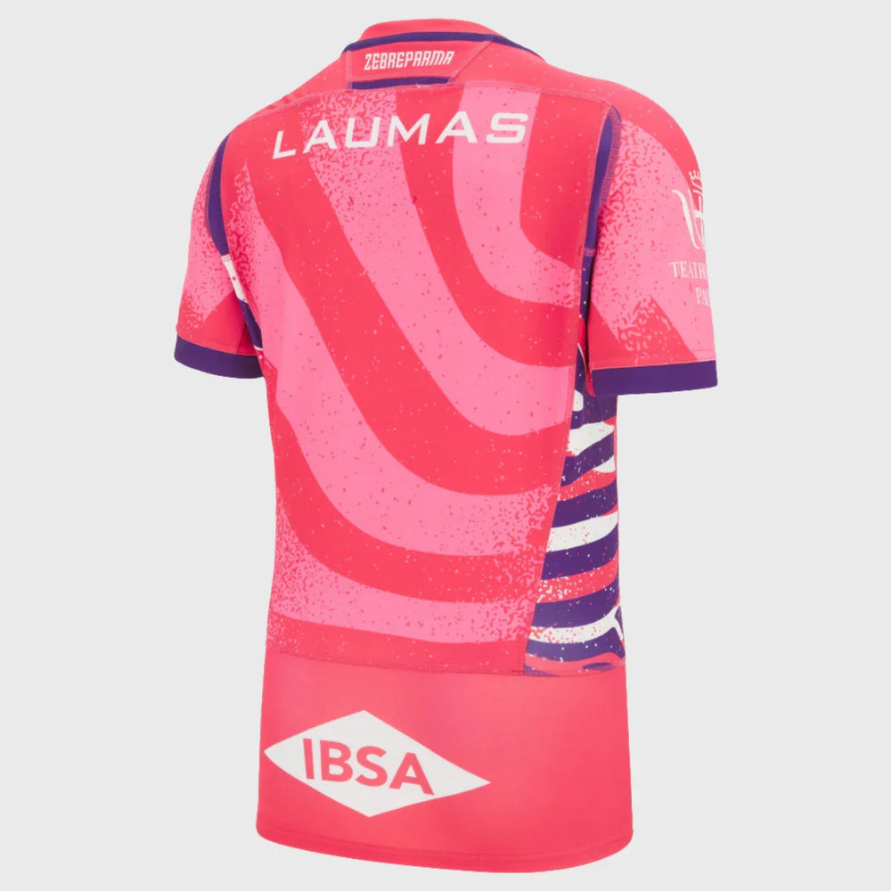 Macron Zebre Third Euro Slim Fit Rugby Shirt 2025/26 - Rugbystuff.com