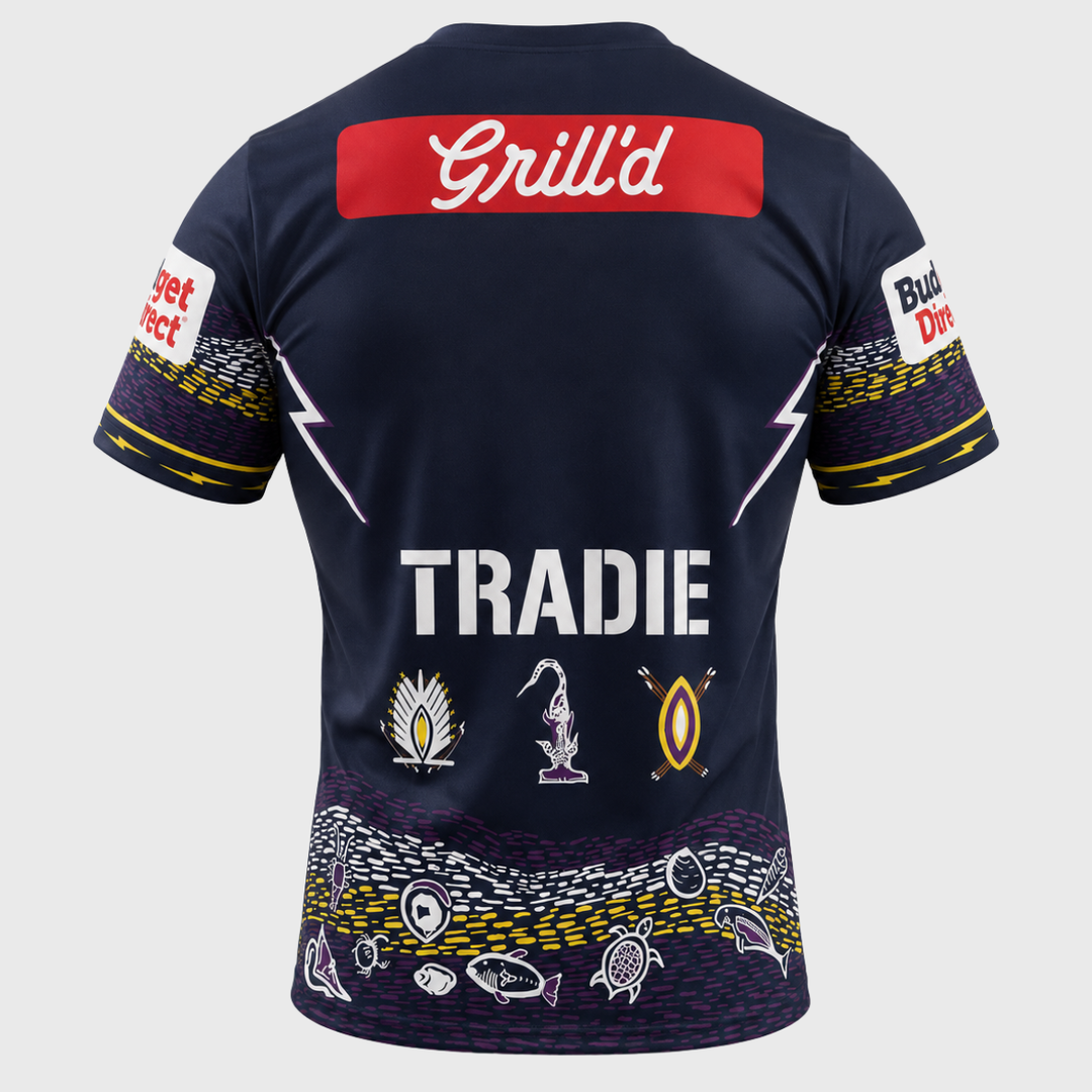 O'Neill's Melbourne Storm Men's NRL Indigenous Replica Rugby Jersey 2026