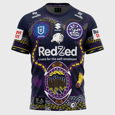 O'Neill's Melbourne Storm Men's NRL Indigenous Replica Rugby Jersey 2026
