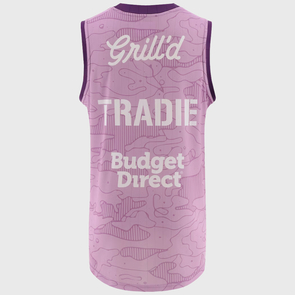 O'Neill's Melbourne Storm Men's Training Singlet Lilac 2026 - Rugbystuff.com