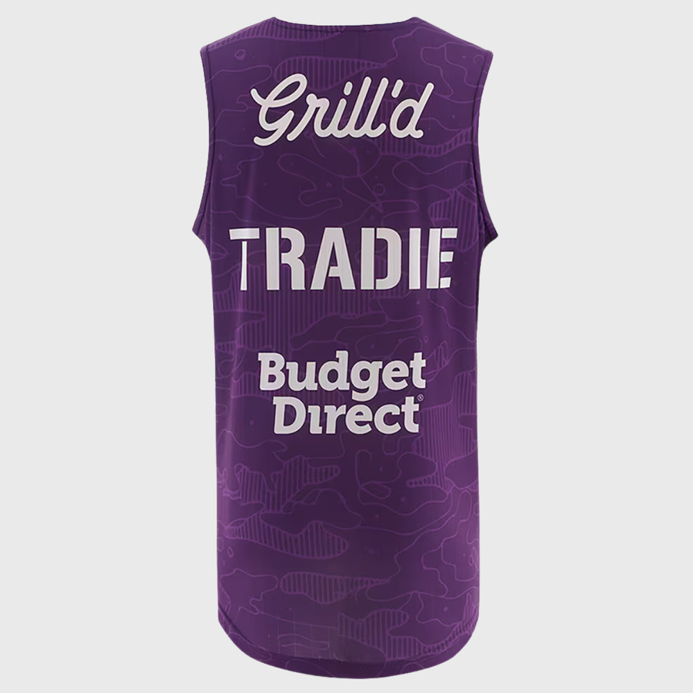 O'Neill's Melbourne Storm Men's Training Singlet Purple 2026 - Rugbystuff.com