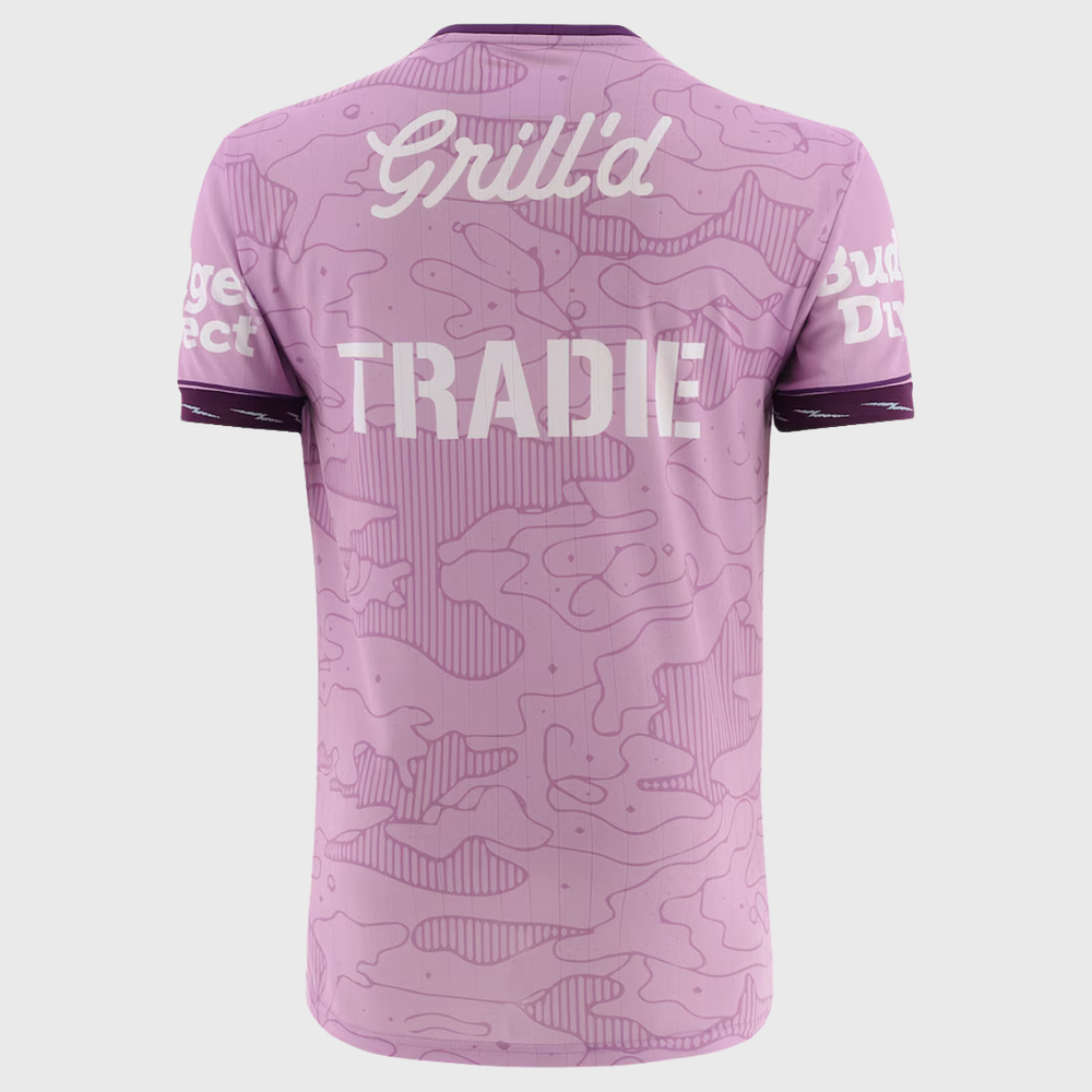 O'Neill's Melbourne Storm Men's Training Tee Lilac 2026 - Rugbystuff.com