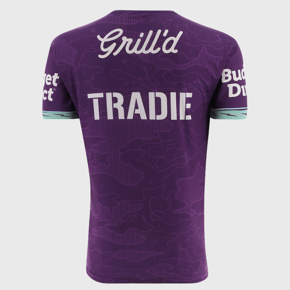 O'Neill's Melbourne Storm Men's Training Tee Purple 2026 - Rugbystuff.com