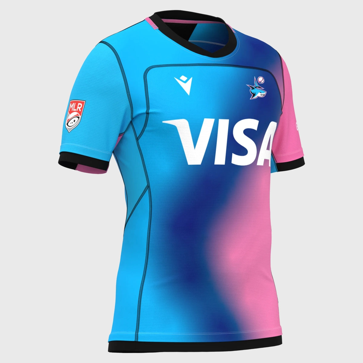 Macron Miami Sharks MLR Home Replica Rugby Shirt 2025 - Rugbystuff.com
