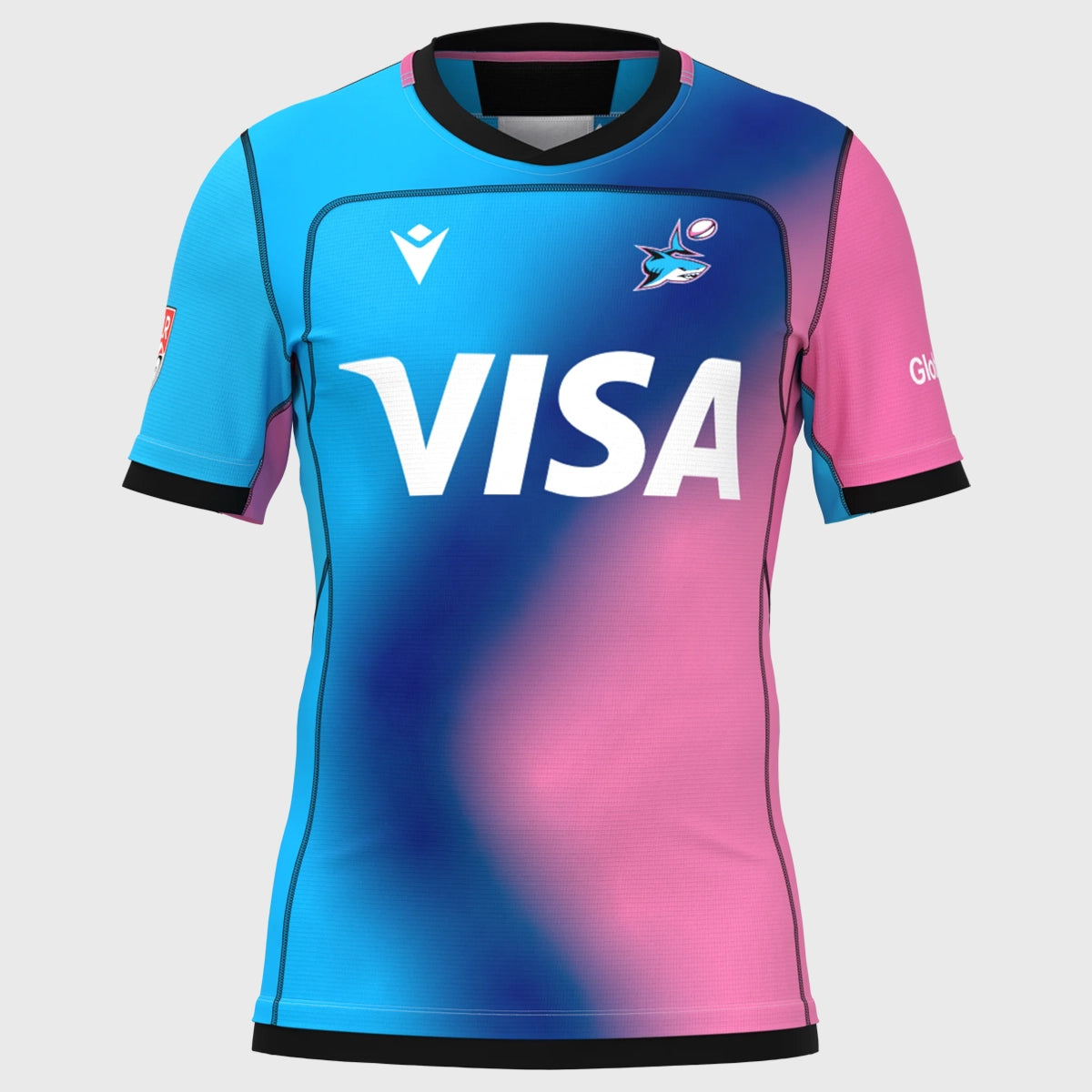 Macron Miami Sharks MLR Home Replica Rugby Shirt 2025 - Rugbystuff.com