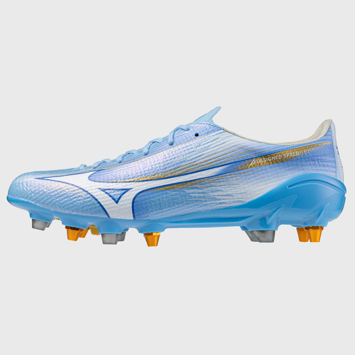 Mizuno α Alpha III Elite Mix Rugby Boots Celeste Blue