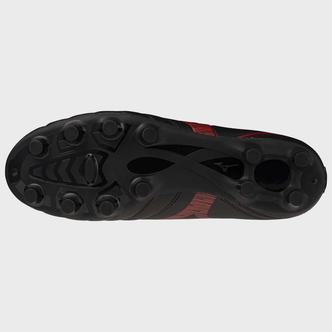 Mizuno Monarcida Neo III Select MD Rugby Boots Black/Red - Rugbystuff.com
