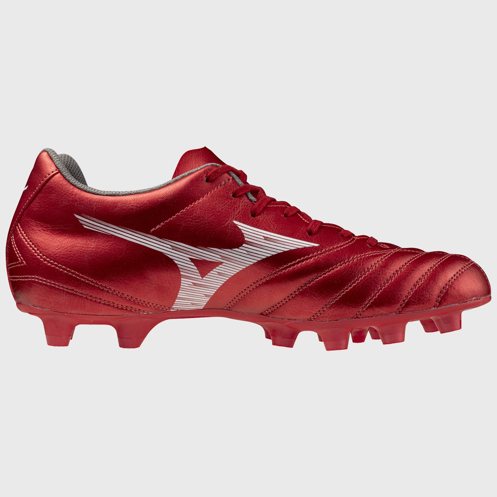 Mizuno Monarcida Neo III Select MD Rugby Boots Ruby Red - Rugbystuff.com