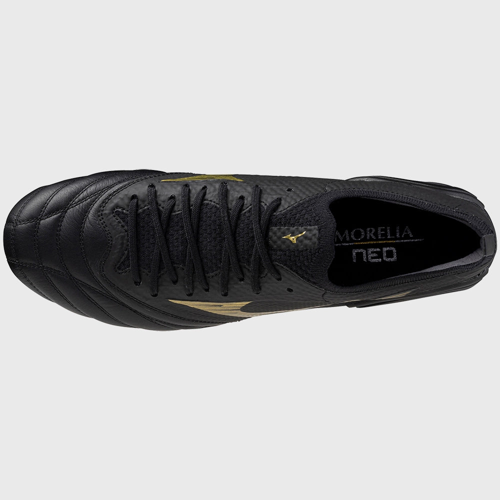 Mizuno Morelia Neo IV Beta Elite SI Rugby Boots Black - Rugbystuff.com