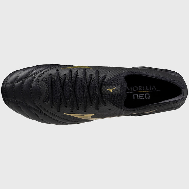 Mizuno Morelia Neo IV Beta Elite SI Rugby Boots Black - Rugbystuff.com