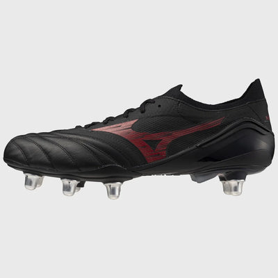 Mizuno Morelia Neo IV Beta Elite SI Rugby Boots Black/Red