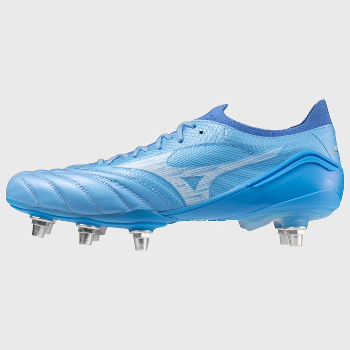 Mizuno Morelia Neo IV Beta Elite SI Rugby Boots Celeste Blue