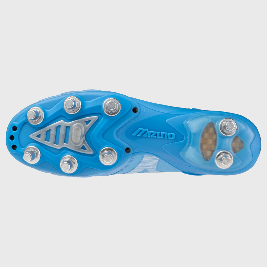 Mizuno Morelia Neo IV Beta Elite SI Rugby Boots Celeste Blue