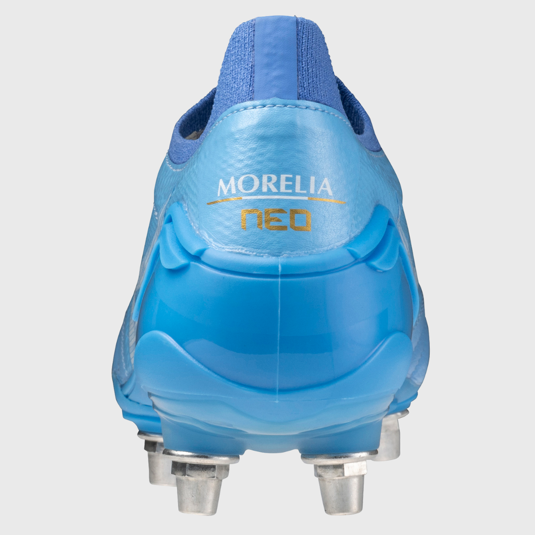 Mizuno Morelia Neo IV Beta Elite SI Rugby Boots Celeste Blue