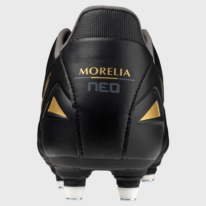 Mizuno Morelia Neo Pro SI Rugby Boots Black - Rugbystuff.com