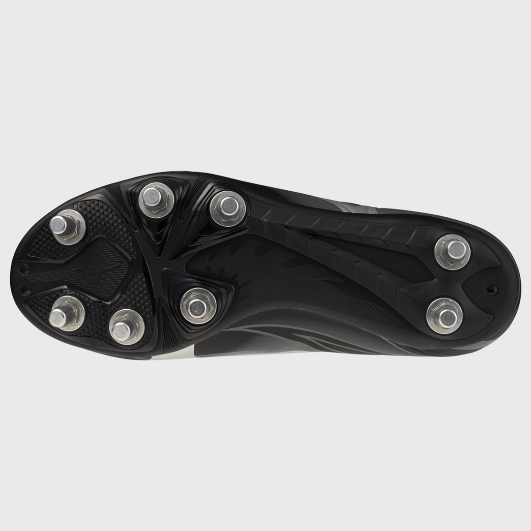 Mizuno Waitangi Club Rugby Boots Black/Silver