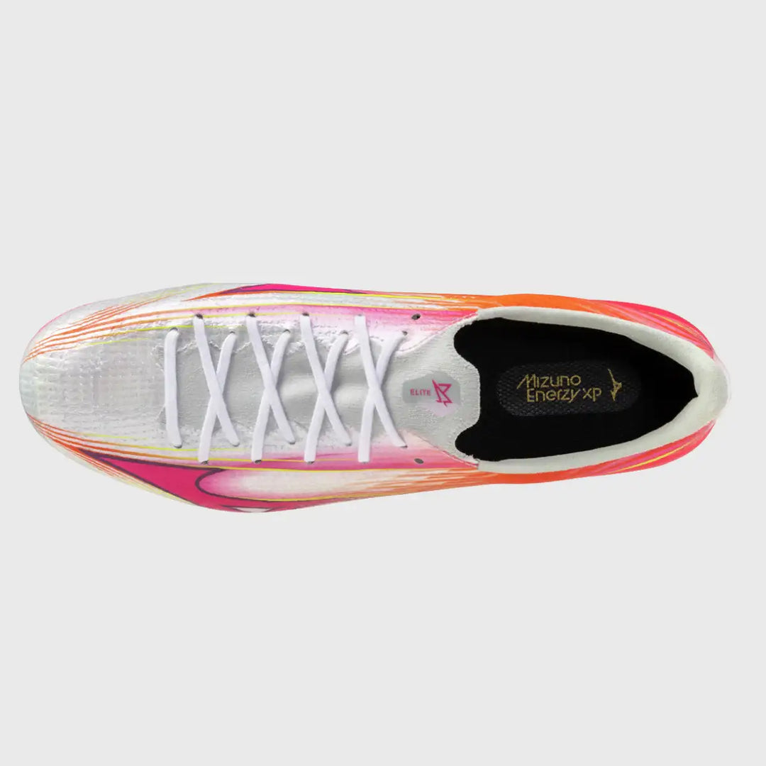 Mizuno α Alpha III Elite Mix Rugby Boots White/Pink Tetra - Rugbystuff.com