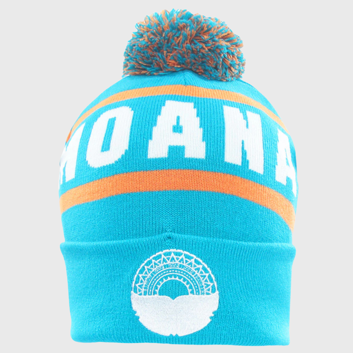 Dynasty Moana Pasifika Bobble Beanie Hat Teal - Rugbystuff.com