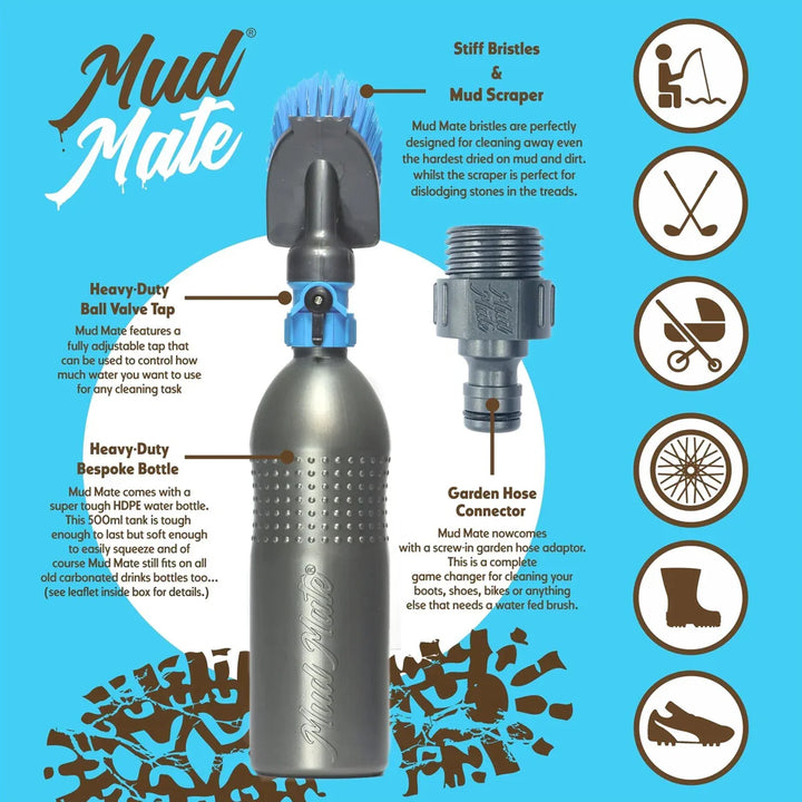 Mud Mate Rugby Boot Brush - Rugbystuff.com