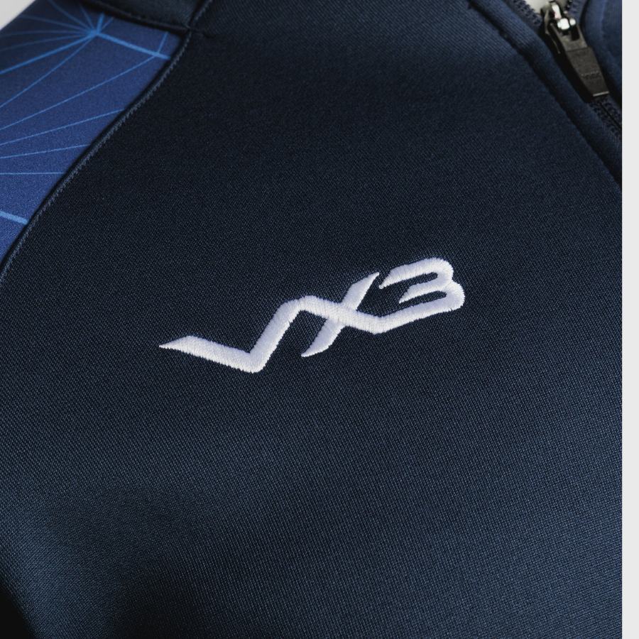 VX3 Royal Navy Rugby Vertex 1/4 Zip Top
