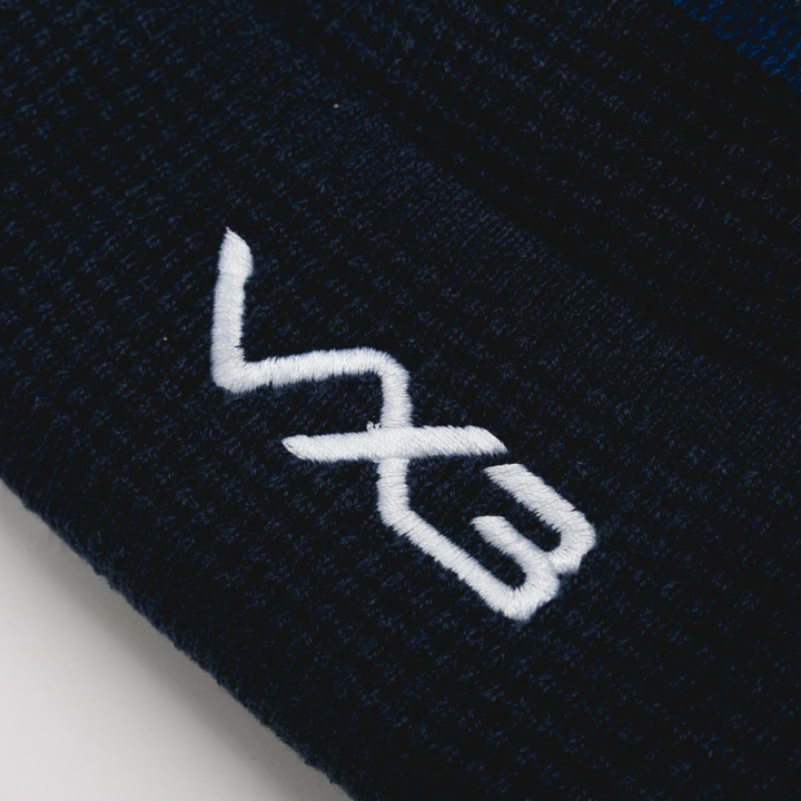 VX3 Royal Navy Rugby Bobble Beanie Hat Navy