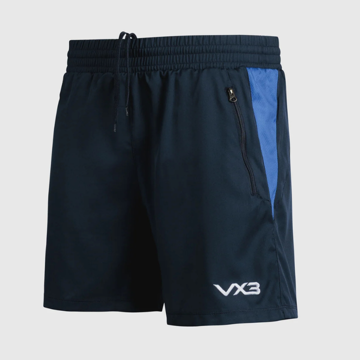 VX3 Royal Navy Rugby Vertex Gym Shorts
