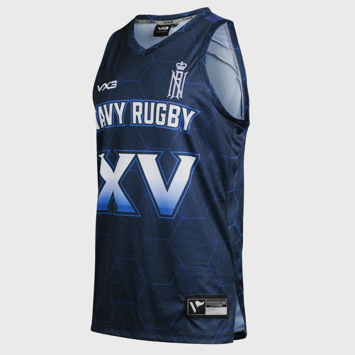 VX3 Royal Navy Rugby Elite Basketball Vest