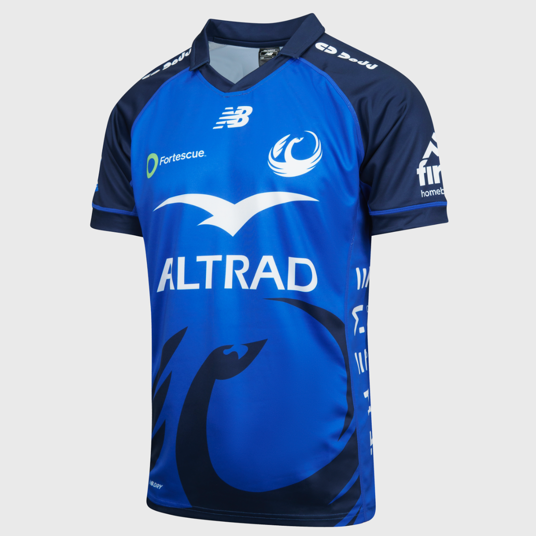 New Balance Western Force Kid's Home Rugby Shirt 2026 - Rugbystuff.com