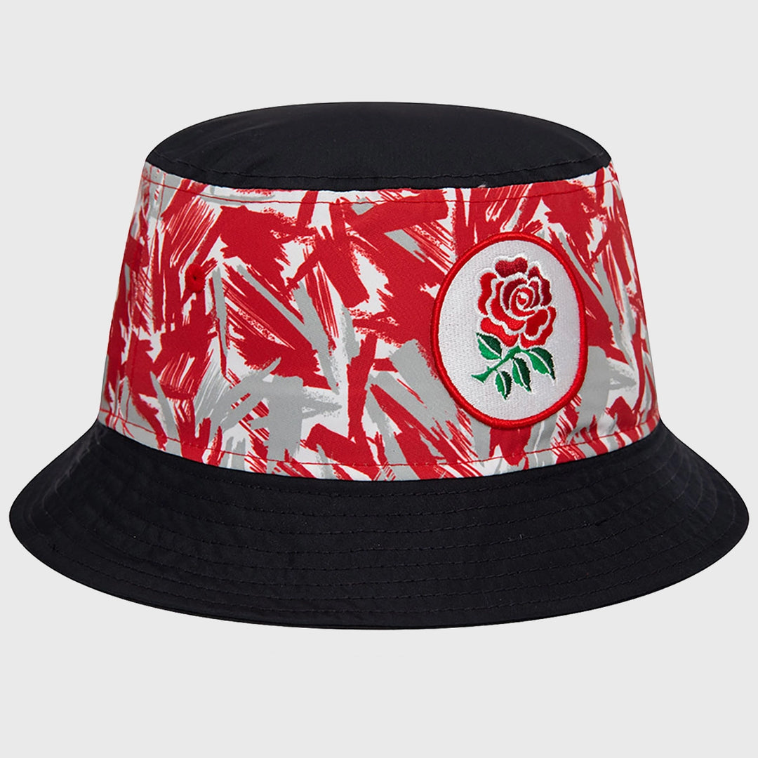 New Era England Rugby Bucket Hat - Rugbystuff.com