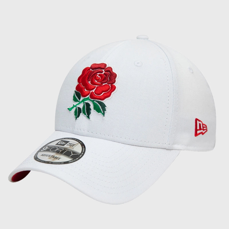 New Era England Rugby Core 9Forty Cap White - Rugbystuff.com