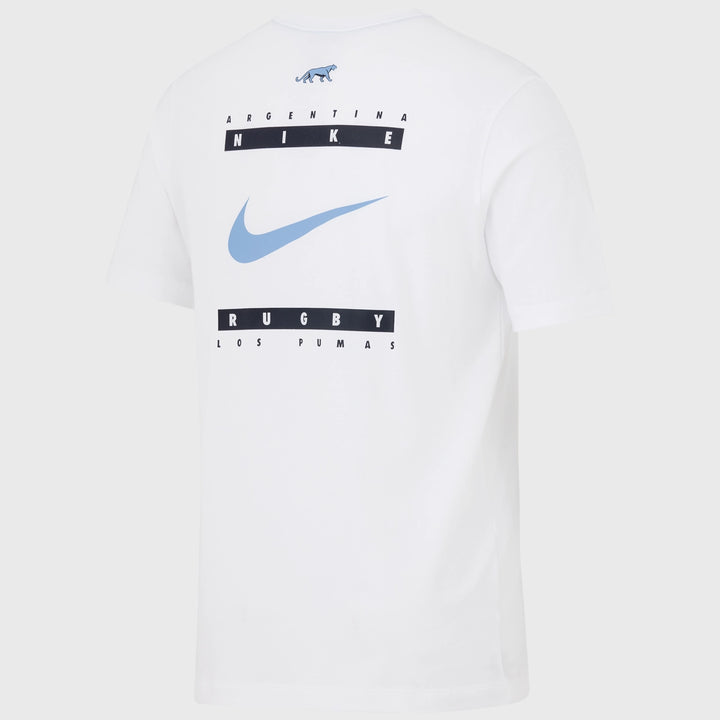 Nike Argentina Men's Graphic Tee White 2023/24 - Rugbystuff.com