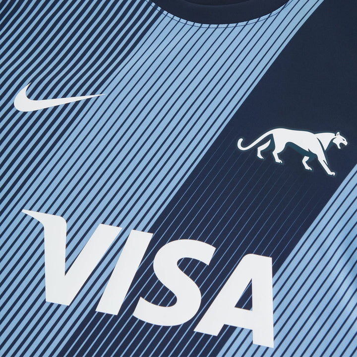 Nike Argentina Men's Pre-Match Training Rugby Shirt 2023/24 - Rugbystuff.com