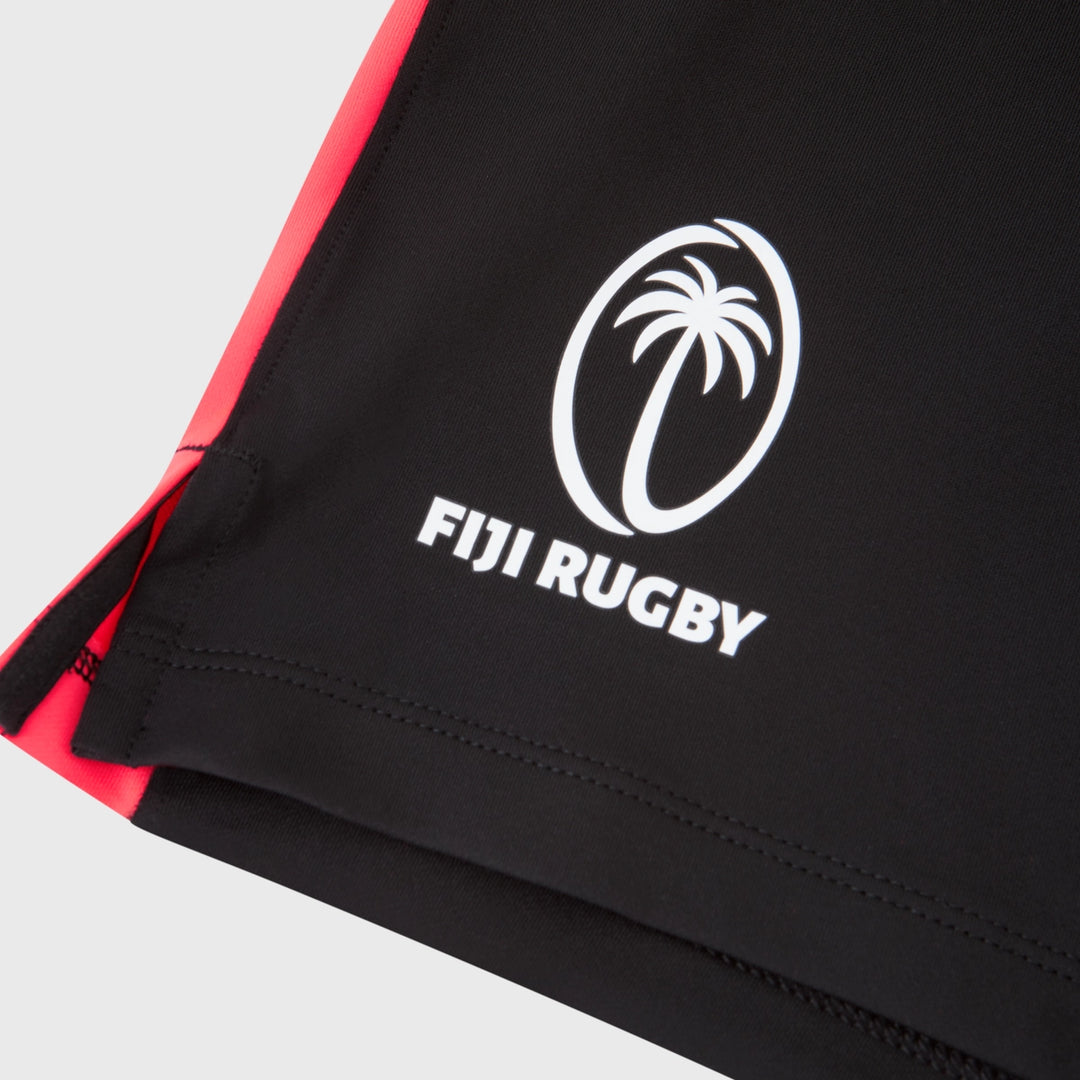 Nike Fiji Rugby Men's Training Shorts Black/Red 2023/24 - Rugbystuff.com