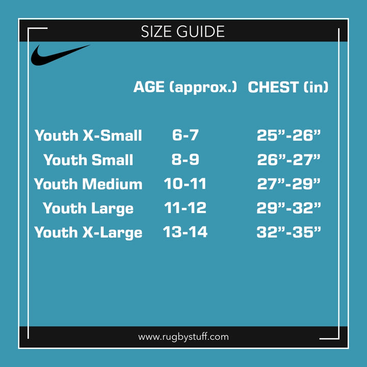Nike Fiji Rugby Kid's Training Tee Red 2023/24 - Rugbystuff.com